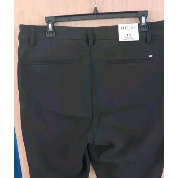 Tommy Hilfiger 14 Womens The Flex Heritage Slim‎ Pants High Rise - Picture 6 of 10